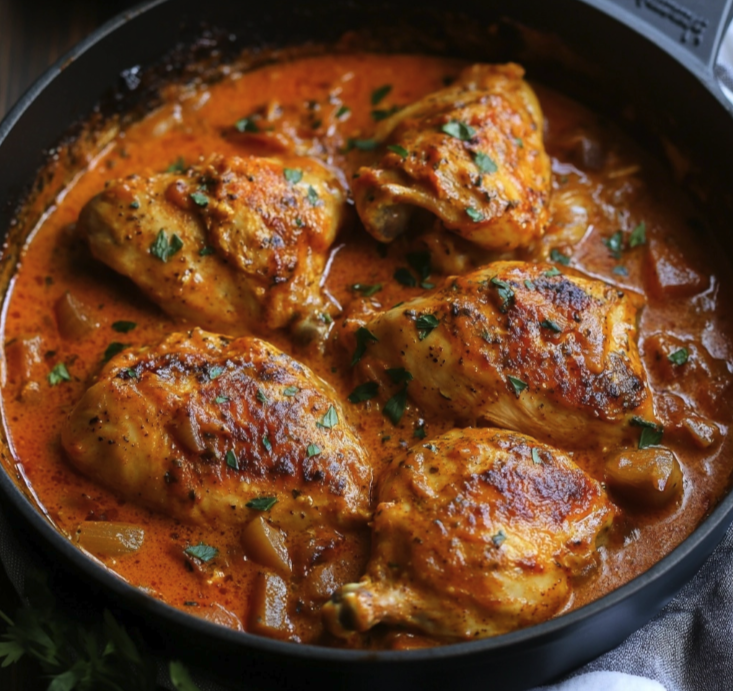 Hungarian Chicken Paprikash