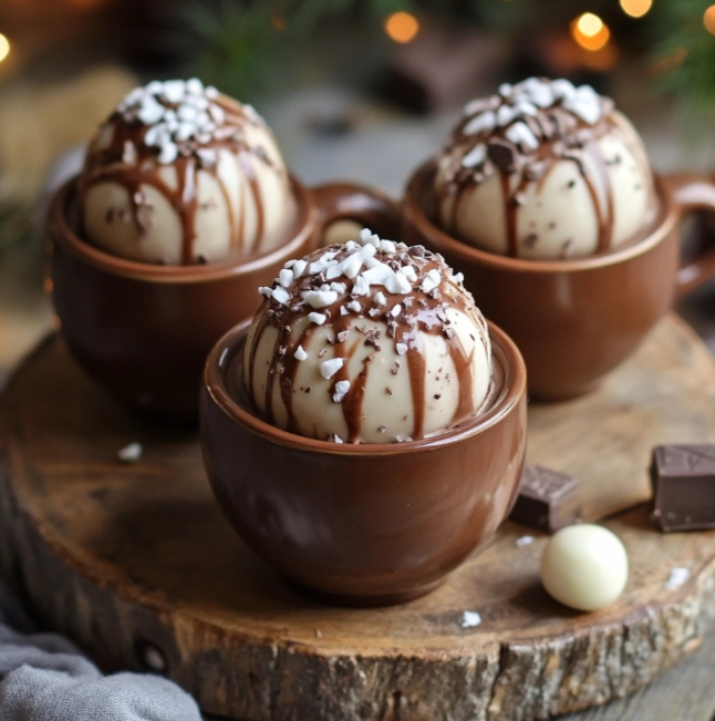 Hot chocolate bombs