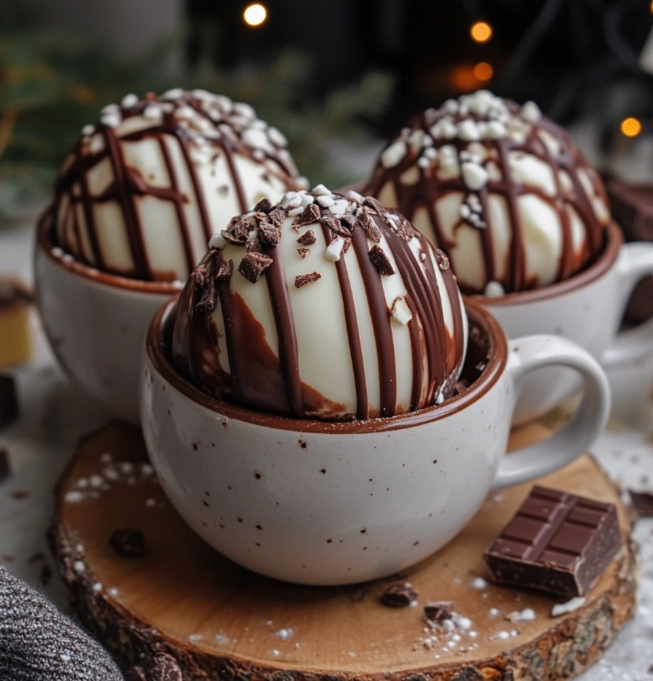 How do hot chocolate bombs work