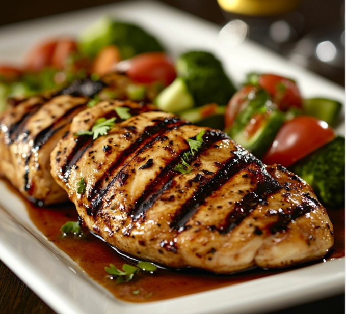 Grilled Chicken on the Barbie at Outback Steakhouse