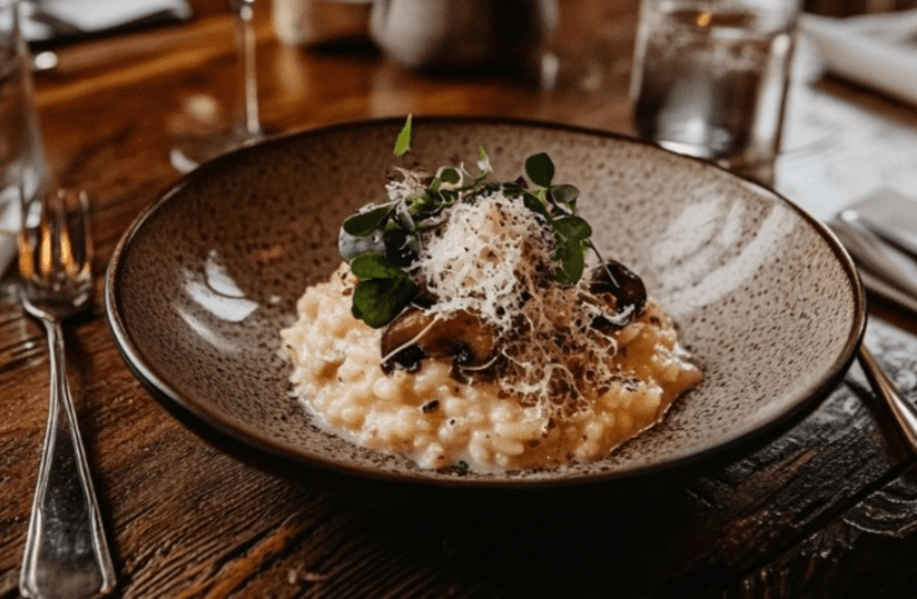 Wild Mushroom Risotto with Parmesan