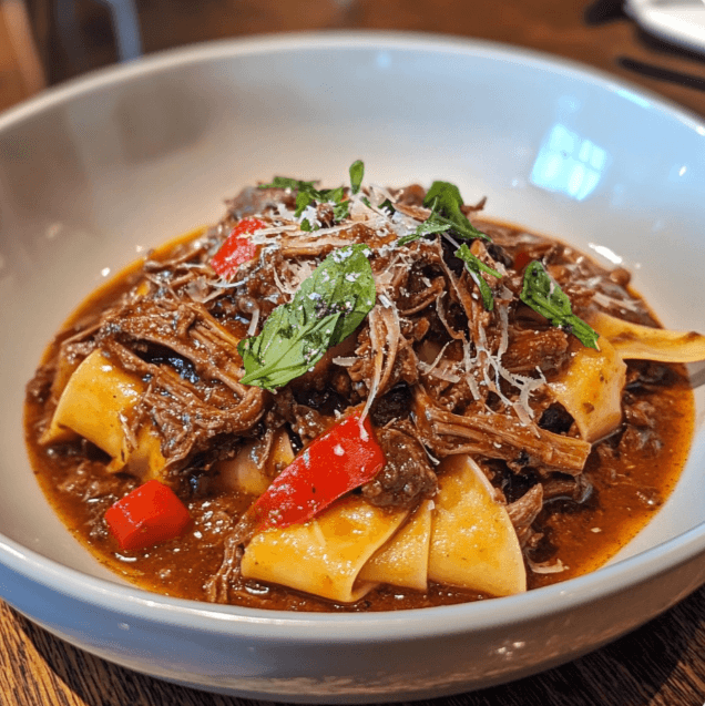 slow cooker beef ragu