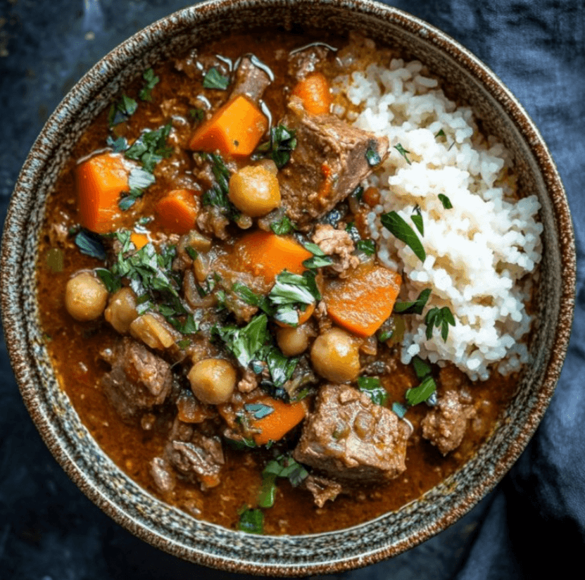 slow cooker moroccan lamb stew