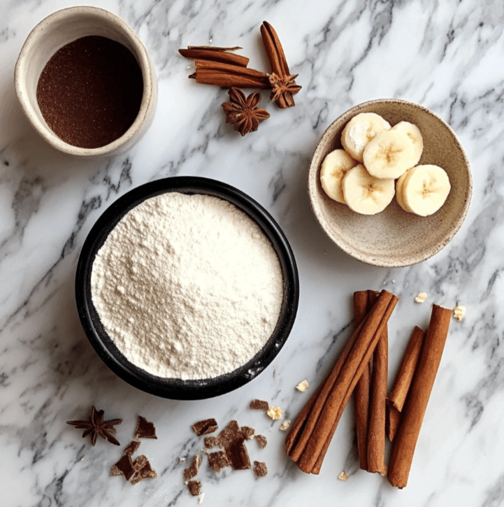 Cinnamon Roll Pancake ingredients