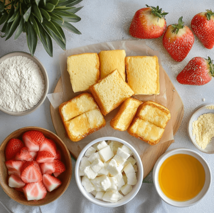 Hawaiian Roll French Toast ingredients