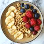 peanut butter banana smoothie bowl