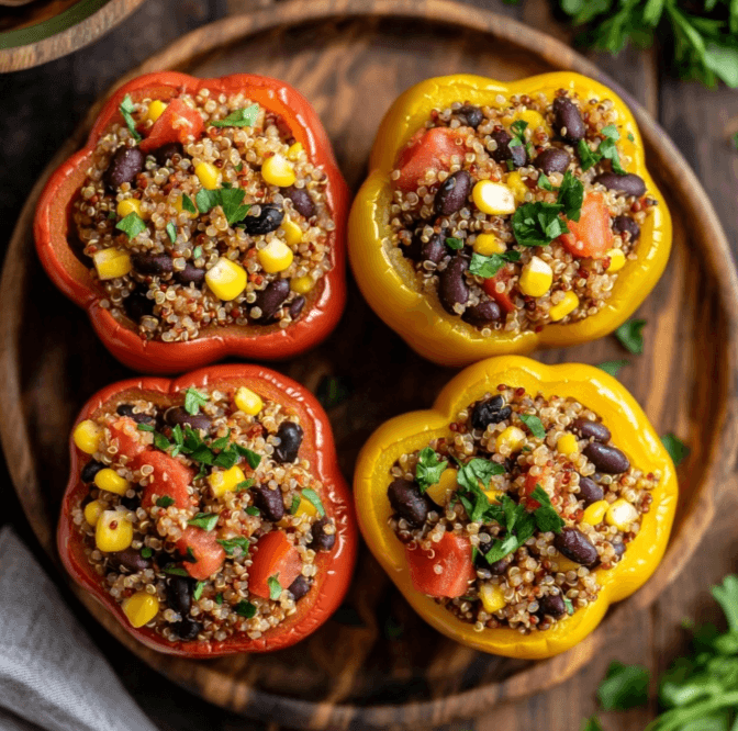 quinoa stuffed bell peppers